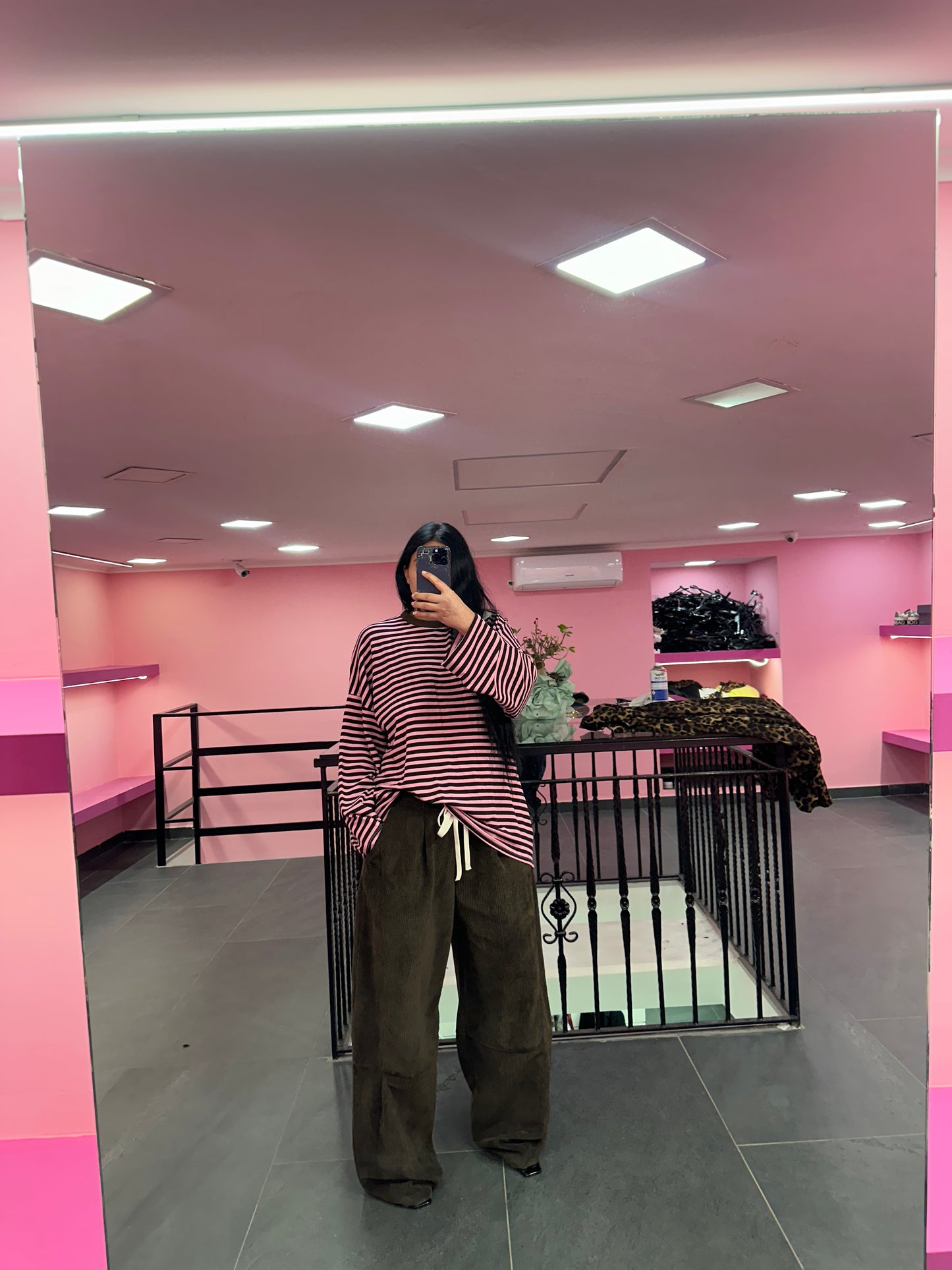 Pantalone in velluto.