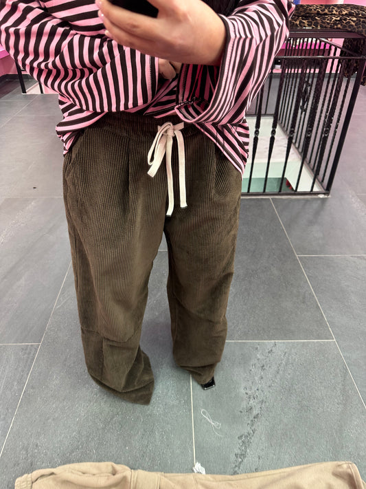 Pantalone in velluto.