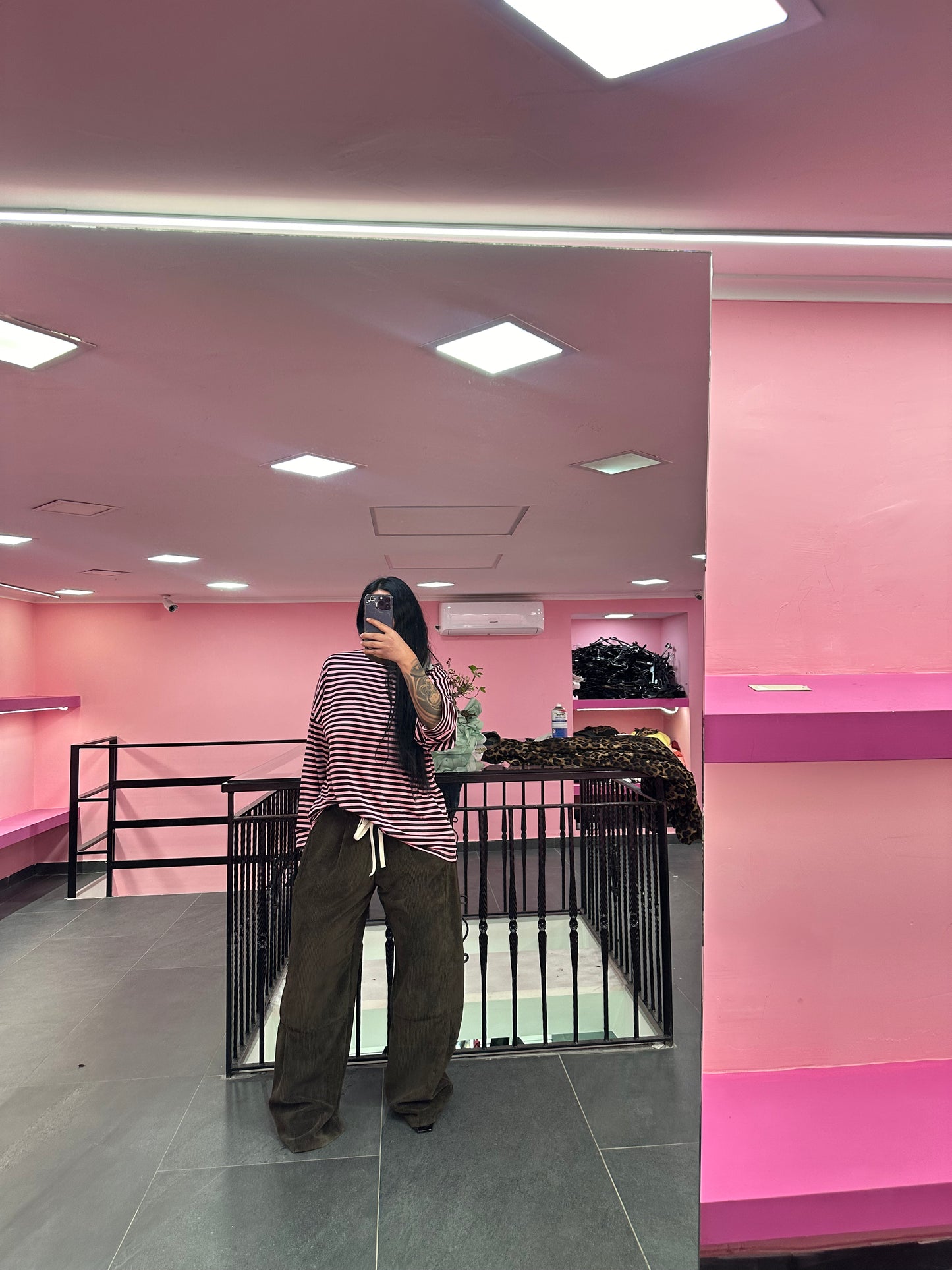 Pantalone in velluto.